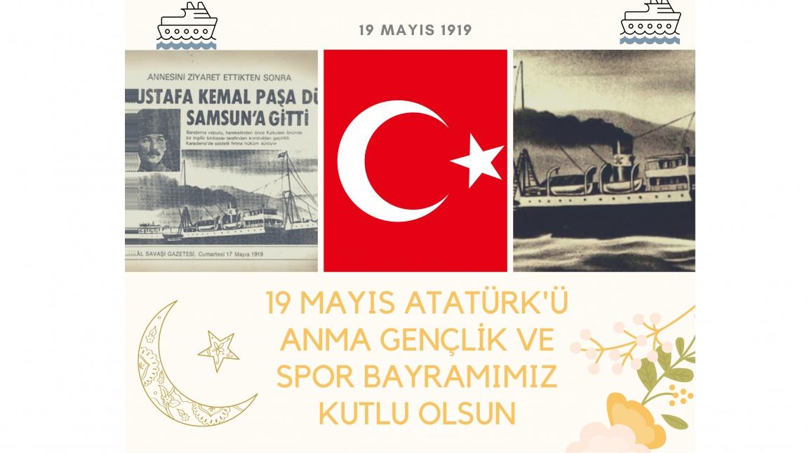 19 Mayıs Atatürk'ü Anma Gençlik ve Spor Bayramı Bilişim Teknolojileri Dersi Kolajları